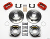 Wilwood Dynapro Low-Profile 11.00in P-Brake Kit - Red New Big Ford 2.50in Off Staggered Mount - Wilwood - part 140-11392-R - TLNS Motorsports