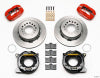Wilwood Forged Dynalite P/S Park Brake Kit-Red 2005-2014 Mustang - Wilwood - part 140-9228-R - TLNS Motorsports