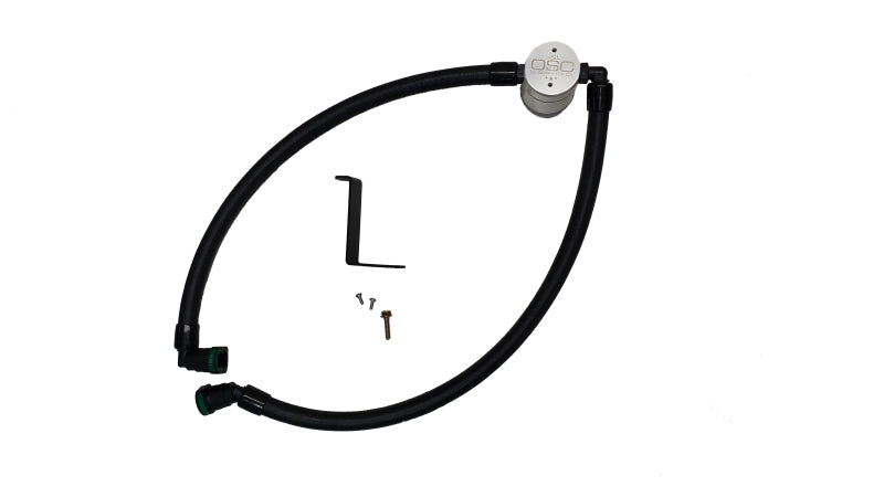 J&L 24-26 Ford Mustang EcoBoost Driver Side Oil Separator 3.0 - Clear Anodized - J&L - part 3095D-C - TLNS Motorsports