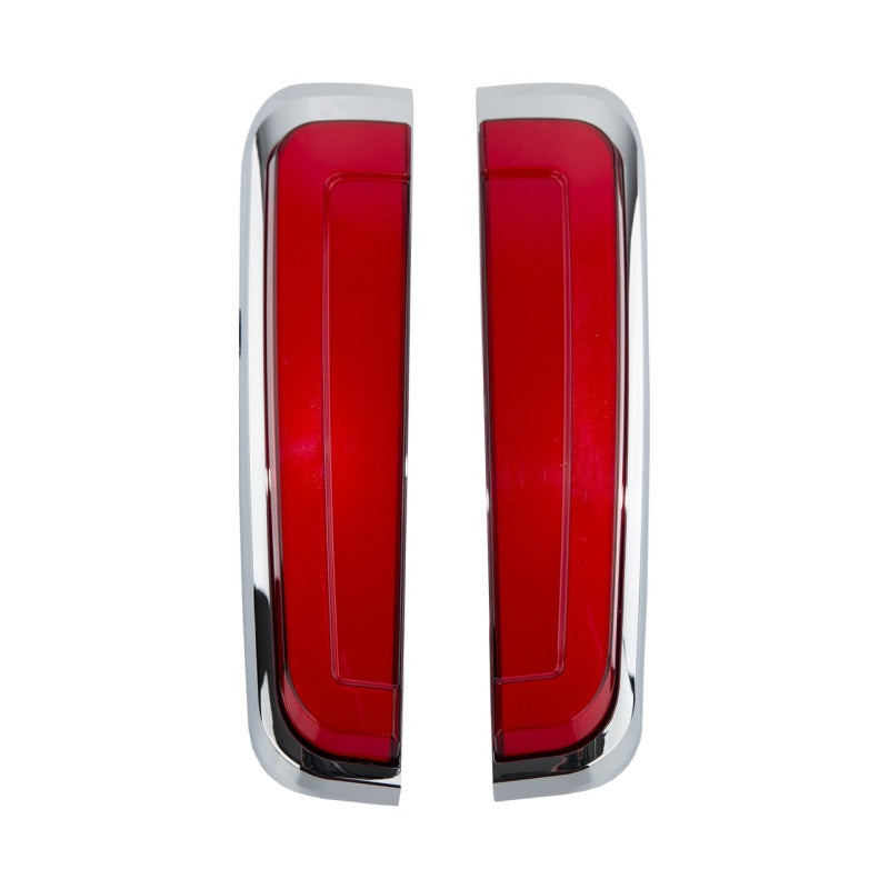 Kuryakyn Tracer LED Rear Lights 14 and Up H-D Tri Glide - Red/Chrome - Kuryakyn - part 20034-1 - TLNS Motorsports
