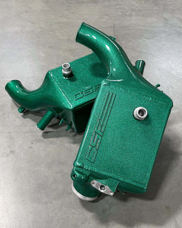 CSF 16-21 BMW M5 (F90) / 17-21 BMW M8 (F91/F92/F93) Twin Charge-Air-Cooler Set - Isle of Man Green - CSF - part 8178IMG - TLNS Motorsports