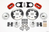Wilwood Forged Dynalite Front Kit 12.19in Red 37-48 Ford Psgr. Car Spindle - Wilwood - part 140-8583-R - TLNS Motorsports