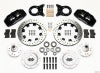 Wilwood Dynapro 6 Front Hub Kit 12.19in Drilled 1970-1973 Mustang Disc & Drum Spindle - Wilwood - part 140-12945-D - TLNS Motorsports