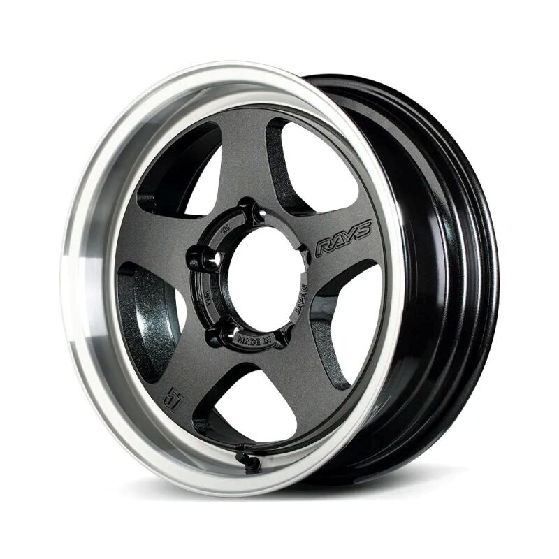 Gram Lights 57FR-X 16x5.5 +00 5-139.7 Glass Black/Rim DC Wheel - Gram Lights - part WGFXEF00J6AZ - TLNS Motorsports