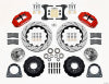 Wilwood Narrow Superlite 6R Front Hub Kit 14.00in Drill Red TCI-IFS 71-78 (Pinto Based) - Wilwood - part 140-13225-DR - TLNS Motorsports