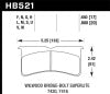 Hawk Wilwood BB SL 7420 DTC-30 Performance Race Pads - Hawk Performance - part HB521W.650 - TLNS Motorsports