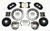 Wilwood Narrow Superlite 4R Rear P-Brk Kit 12.88in Drilled Chevy 12 Bolt-Spec 3.15in Brng Front mt - Wilwood - part 140-10909-D - TLNS Motorsports