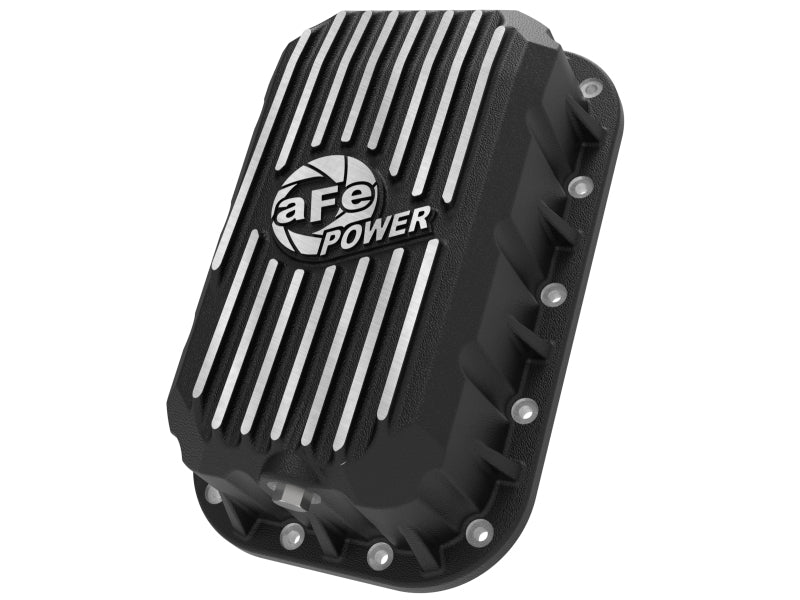 aFe POWER Pro Series Engine Oil Pan Black w/ Machined Fins Jeep Wrangler (JK) 12-18 V6-3.6L - aFe - part 46-71450B - TLNS Motorsports