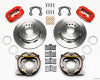 Wilwood Forged Dynalite P/S Park Brake Kit Red Ford 8.8 Special w/2.50in Offset-5 Lug - Wilwood - part 140-13719-R - TLNS Motorsports