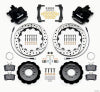 Wilwood Combination Parking Brake Rear Kit 12.88in Drilled 2013-Up Ford Focus ST w/ Lines - Wilwood - part 140-13031-D - TLNS Motorsports