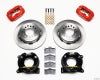 Wilwood Forged Dynalite P/S Park Brake Kit Red Chevy C-10 2.42 Offset 5-lug - Wilwood - part 140-10094-R - TLNS Motorsports