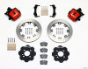 Wilwood Combination Parking Brake Rear Kit 11.75in Red Mini Cooper (Requires 17in Wheels) - Wilwood - part 140-10885-R - TLNS Motorsports