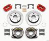 Wilwood Dynapro Lug Mount P/S Park Brake Kit Red Big Ford 2.00in Off Bronco 5 x 5.50 - Wilwood - part 140-13733-R - TLNS Motorsports