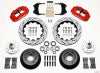 Wilwood Narrow Superlite 6R Front Hub Kit 14.00in Drill Red WWE ProSpindle - Wilwood - part 140-9920-DR - TLNS Motorsports