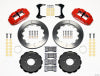 Wilwood Narrow Superlite 6R Front Hat Kit 12.88in Red 2006-Up Civic / CRZ - Wilwood - part 140-11978-R - TLNS Motorsports
