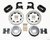Wilwood Forged Dynalite P/S Rear Kit Drilled Rotor 58-64 Olds/Pontiac Ends - Wilwood - part 140-2111-BD - TLNS Motorsports