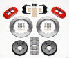 Wilwood Narrow Superlite 6R Front Hat Kit 14.00in Red 2004-2006 Pontiac GTO - Wilwood - part 140-9296-R - TLNS Motorsports