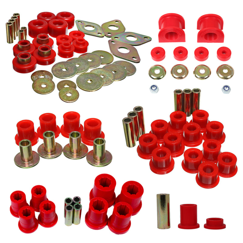 Energy Suspension Toyota Tacoma 2wd 5 Lug Master Set - Red - Energy Suspension - part 8.18118R - TLNS Motorsports