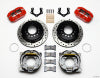 Wilwood Dynapro Low-Profile 11.00in P-Brake Kit Drill-Red Mopar/Dana 2.50in Off w/Snap Ring Bearing - Wilwood - part 140-11386-DR - TLNS Motorsports