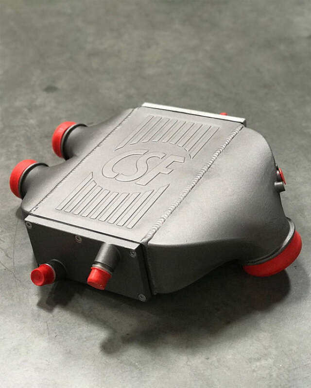 CSF 2014+ BMW M3/M4 (F8X) Top Mount Charge-Air-Cooler - Heat Dispersion Thermal Grey - CSF - part 8082TG - TLNS Motorsports