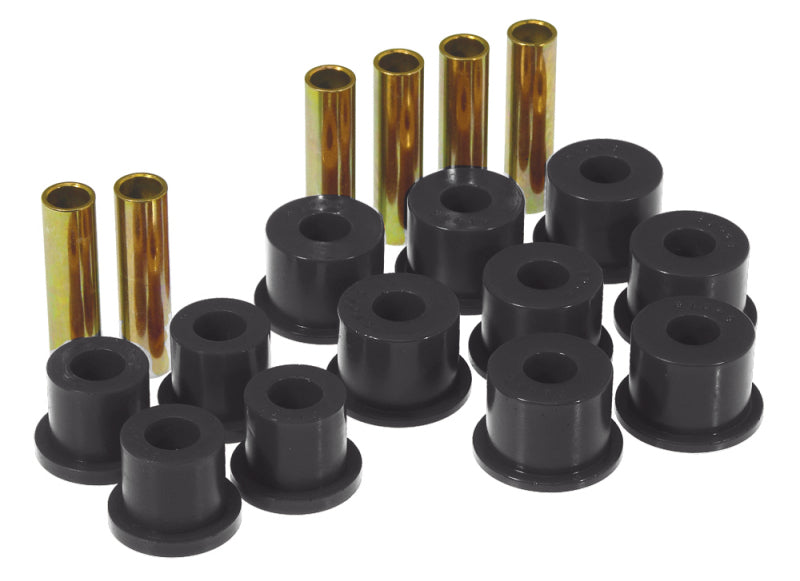 Prothane 88-98 GM 2/4wd Rear Spring & Shackle Bushings - Black - Prothane