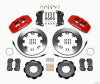 Wilwood Dynapro 6 Front Hat Kit 12.19in Red 2012 Fiat 500 w/ Lines - Wilwood - part 140-12767-R - TLNS Motorsports