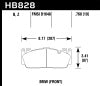 Hawk 12-17 BMW M6 / 14-17 BMW M6 Gran Coupe / 13-16 BMW M5 Performance Ceramic Front Brake Pads - Hawk Performance - part HB828Z.760 - TLNS Motorsports