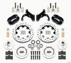 Wilwood Forged Dynalite Front Kit 12.19in Drilled 69-70 Impala Drum/Disc 69-82 Vette - Wilwood - part 140-12045-D - TLNS Motorsports