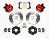 Wilwood Combination Parking Brake Rear Kit 11.00in Red Civic / Integra Disc 2.39 Hub Offset - Wilwood - part 140-10206-R - TLNS Motorsports