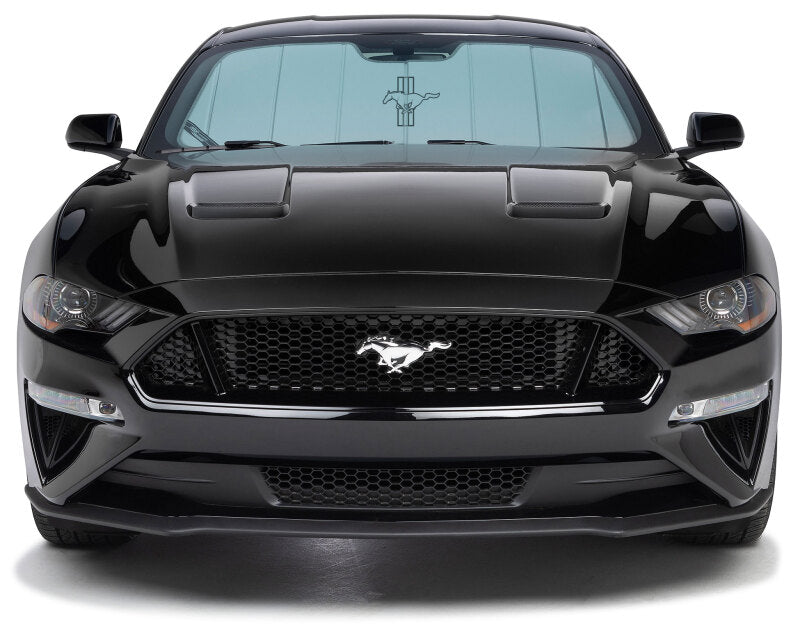Covercraft 65-70 Ford Mustang Custom UVS100 Sunscreen w/ Black Mustang Logo - Covercraft - part UFF10166SV - TLNS Motorsports