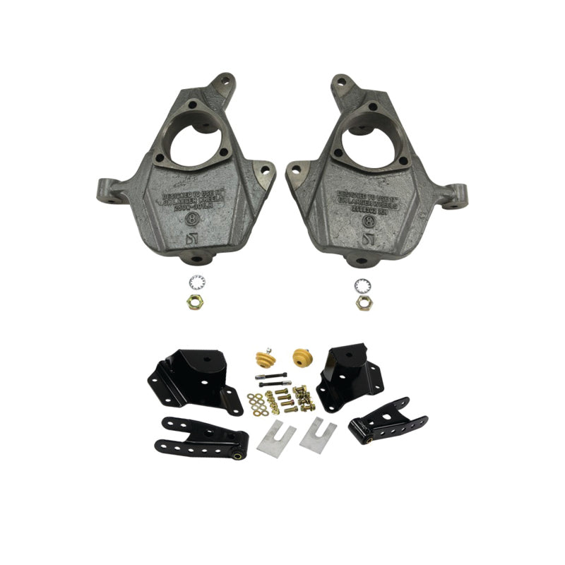 Belltech 99-06 Chevrolet Silverado/GMC Sierra Lowering Kit (2in Front/4in Rear) - W/O Shocks - Belltech - part 1009 - TLNS Motorsports