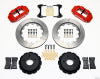 Wilwood Narrow Superlite 4R Rear Kit 14.00in Red 65-82 Corvette C2/C3 - Wilwood - part 140-10472-R - TLNS Motorsports
