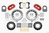Wilwood Narrow Superlite 4R Front Hat Kit 12.88in Drill Red 66-75 Ford Bronco Dana 30/44 w/Lines - Wilwood - part 140-13304-DR - TLNS Motorsports