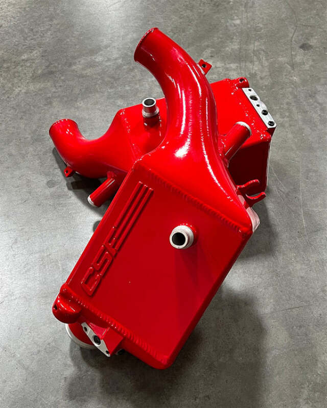 CSF 16-21 BMW M5 (F90) / 17-21 BMW M8 (F91/F92/F93) Twin Charge-Air-Cooler Set - Bengal Red Gloss - CSF - part 8178BRG - TLNS Motorsports
