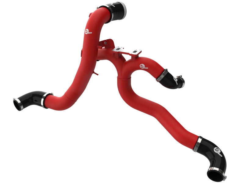 aFe 19-26 Genesis G70 V6 3.3L (tt) BladeRunner Aluminum Hot/Cold Charge Pipe Kit - Black - aFe - part 46-20804-R - TLNS Motorsports