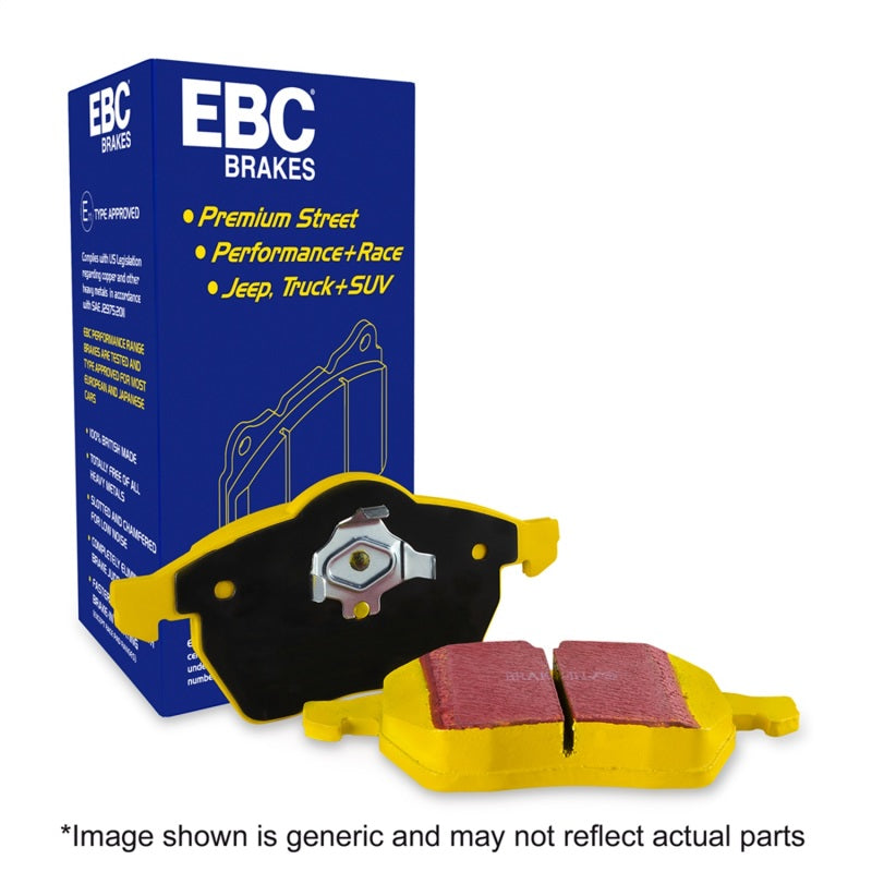 EBC 15-17 Ford Mustang Shelby GT350/GT350R Yellowstuff Rear Brake Pads - part DP43056R - TLNS Motorsports