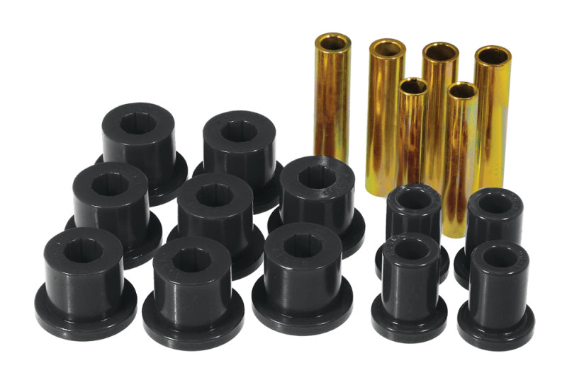 Prothane 67-70 GM 4wd Front Spring & Shackle Bushings - Black - Prothane