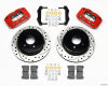 Wilwood Dynapro Radial Rear Kit 12.19in Drilled Red 2004-2006 Pontiac GTO - Wilwood - part 140-8754-DR - TLNS Motorsports