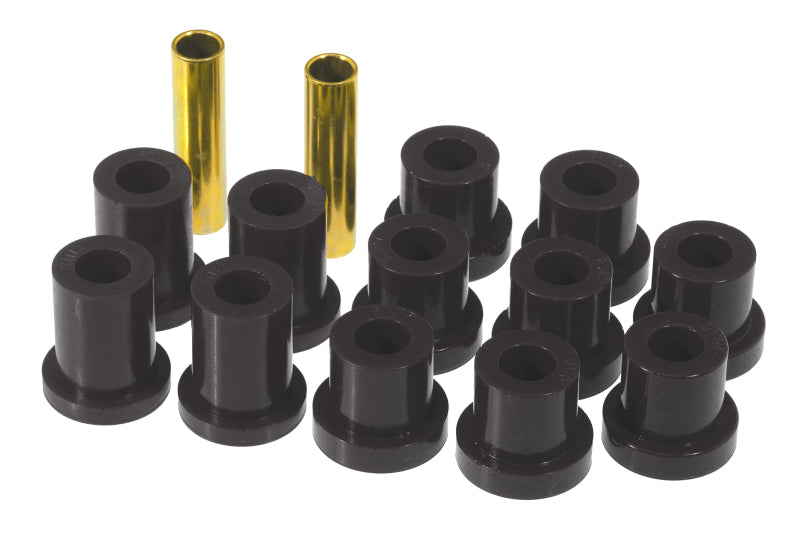 Prothane 56-57 Chevy Full Rear Spring Bushings - Black - Prothane