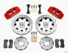 Wilwood Dynapro 6 Front Hat Kit 12.19in Drilled Red 90-99 Civic w/240 mm Disc - Wilwood - part 140-10736-DR - TLNS Motorsports