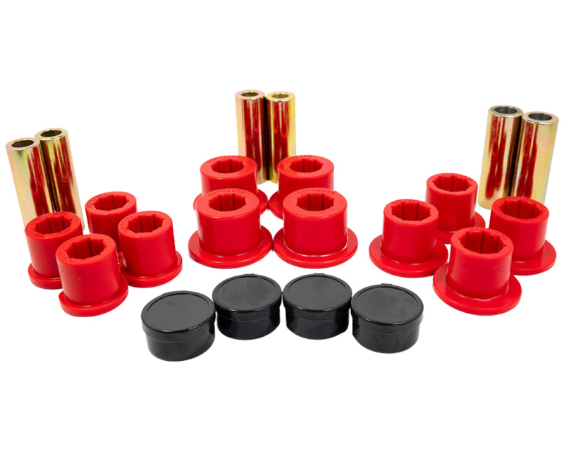 Energy Suspension 15-19 Silverado/Sierra Rear Leaf Spring Bushing Set - Red - Energy Suspension - part 3.2143R - TLNS Motorsports
