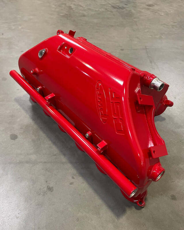 CSF BMW M2/M3/M4 S58 (G8X) Charge-Air Cooler Manifold - Fire Engine Red - CSF - part 8233FER - TLNS Motorsports