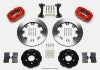 Wilwood Forged Dynalite Front Hat Kit 12.19in Red 00-04 PT Cruiser/03-04 SRT/4 - Wilwood - part 140-6376-R - TLNS Motorsports