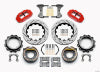 Wilwood Narrow Superlite 4R Rear P-Brk Kit 14.00in Drill Red Strange Eng Floater 3.49in Offset - Wilwood - part 140-12436-DR - TLNS Motorsports