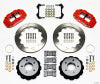 Wilwood Narrow Superlite 4R Rear Kit 12.88in Red 84-87 Corvette C4 - Wilwood - part 140-11920-R - TLNS Motorsports