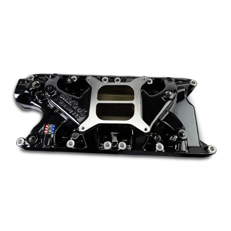 Edelbrock SB Ford Performer Intake Manifold - Black Plasma Finish - Edelbrock - part 2121-BP - TLNS Motorsports