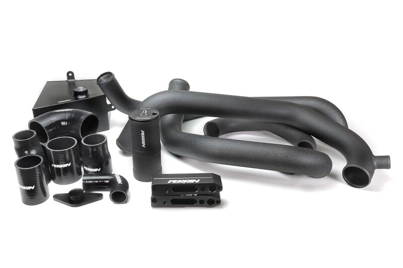 PERRIN 15-21 Subaru STI Front Mount Intercooler Boost Tube Kit - Black - Perrin Performance - part PSP-ITR-438-3BK - TLNS Motorsports