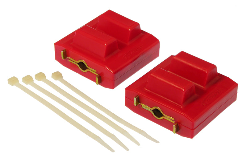 Prothane GM Motor Mount Large Clamshell - Red - part 7-507 - TLNS Motorsports
