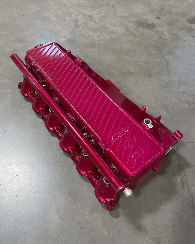 CSF Toyota A90/A91 Supra/ BMW G-Series B58 Charge-Air Cooler Manifold - Raspberry Sparkle - CSF - part 8200RS - TLNS Motorsports