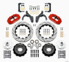 Wilwood Narrow Superlite 6R Front Hub Kit 14.00in Drill Red 59-64 Chevy Impala / 63-64 Corvette - Wilwood - part 140-12465-DR - TLNS Motorsports